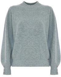 Kocca - Grüner bischhofärmel wollpullover - Lyst