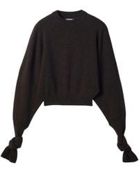 Jacquemus - Truien & Vesten ,Bruin ,Wol Le Pull Fiocco - Lyst