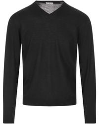 Fedeli - V-Neck Knitwear - Lyst