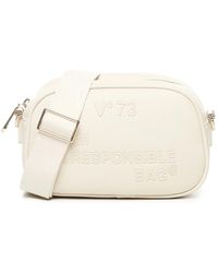 V73 - Weiße schultertasche mit reißverschluss - Lyst
