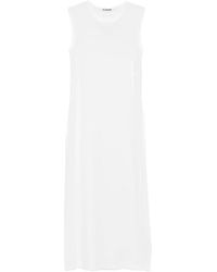 Jil Sander - Kleedjes ,Wit ,Witte Onderjurk Voor Vrouwen - Lyst
