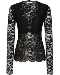 Rabanne - Wollpullover Mit Xl-Kettendetail - Lyst