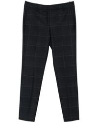 Marella - Broeken ,Blauw ,Wol Esordio Straight Leg Broeken - Lyst