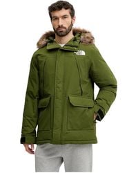 The North Face - Jassen ,Groen ,Leer Mc Murdo Parka - Lyst