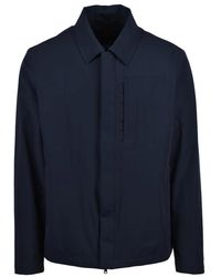 Paul & Shark - Jassen ,Blauw ,Nylon Nylon Typhon Jacket - Lyst