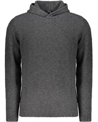 Fedeli - Hoodies & Sweatvesten ,Grijs ,Kasjmier Grijze Hoodie - Lyst