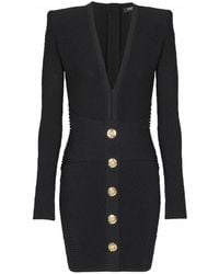 Balmain - Knitted Dresses - Lyst
