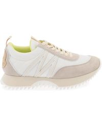Moncler - Pacey sneakers in nylon and suede leather. - Lyst