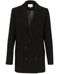 Gestuz - Jassen ,Zwart ,Pinstripe Blazer - Lyst