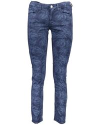GANT - Broeken ,Blauw ,Rechte Broek - Lyst