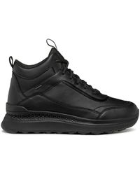 Geox - Schwarze actif stiefeletten - Lyst
