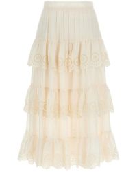 Zimmermann - Midi Skirts - Lyst
