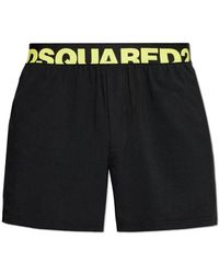 DSquared² - Cotton Boxer Shorts Met Logo - Lyst