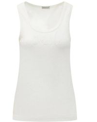 Moncler - Sleeveless Tops - Lyst