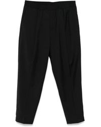 BRIGLIA - Schwarze shorts mit elastischem bund - Lyst