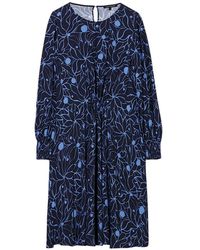 Luisa Cerano - Kleedjes ,Blauw ,Elegante Jurk Met Unieke Stijl - Lyst