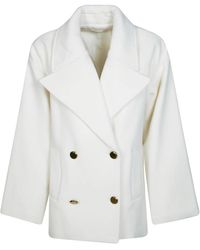 P.A.R.O.S.H. - Double-Breasted Coats - Lyst