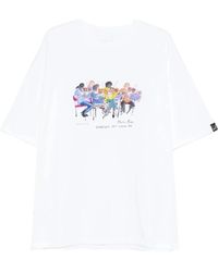 Martine Rose - Graphic Print Crew Neck T-Shirt - Lyst