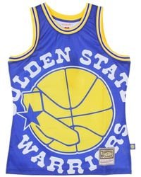 Mitchell & Ness - Fitness ,Blauw ,Polyester Nba Tank Top Hardwood Classics Jersey - Lyst