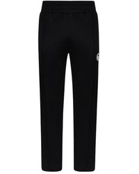 Palm Angels - Broeken ,Zwart ,Katoen Logo Track Pants - Lyst