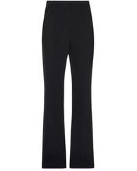 Max Mara - Ausgestellte schwarze hose im stil der 70er jahre - Lyst