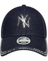 KTZ - Accessoires ,Blauw ,Katoen 9Forty Sequin Cap - Lyst