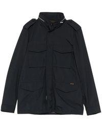 Moorer - Jassen ,Blauw ,Polyester Denver-Stp Field Jacket - Lyst