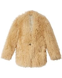 Isabel Marant - Mylae Faux Fur Coat - Lyst