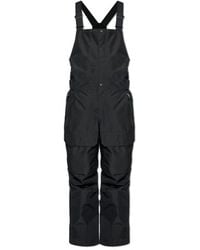 Moncler - Fitness ,Zwart ,Leer High Performance Ski Bib Pants - Lyst