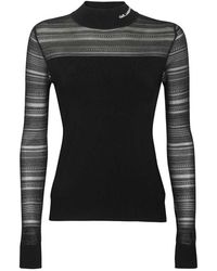KARL LAGERFELD - Round-Neck Knitwear - Lyst