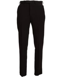 Bencivenga - Braune straight fit formale hose - Lyst