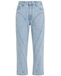 Mugler - Straight Jeans - Lyst