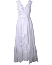 P.A.R.O.S.H. Long Dress - Wit