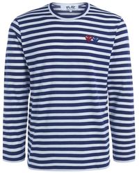 COMME DES GARÇONS PLAY - Long Sleeve Tops - Lyst