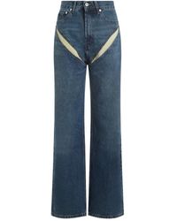 Y. Project - Evergreen cut out jeans - Lyst