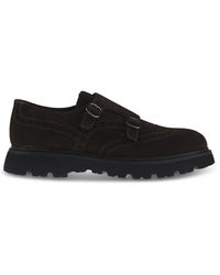 Doucal's - Flache schuhe mit doppelter schnalle - Lyst