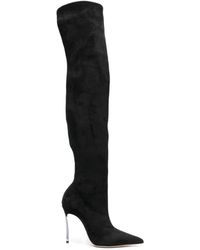 Casadei - Blade Laars Met Hak - Lyst