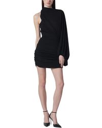 ANDAMANE - Selene One Shoulder Mini Jurk - Lyst