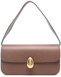 Neous - Taupe braune umhängetasche mit umschlag - Lyst