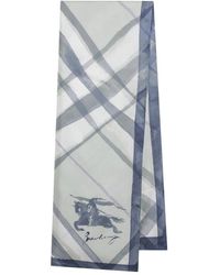 Burberry - Silk Scarves - Lyst