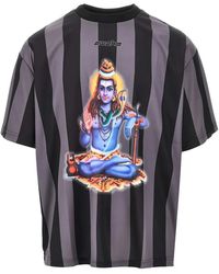 AWAKE NY - Tops ,Zwart ,Katoen T-Shirt Met Logo-Opdruk - Lyst