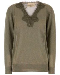 Valentino Garavani - V-Neck Knitwear - Lyst