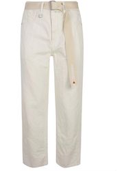 High - Pantalones de lino y algodón de corte suave - Lyst