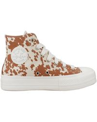 Converse - Schoenen ,Veelkleurig ,Verhoogde High Top Sneakers - Lyst