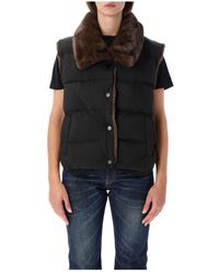 Vegancode - Puffer Weste Kunstpelz - Lyst