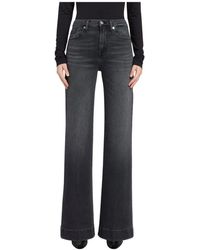 7 For All Mankind - Wide Jeans - Lyst