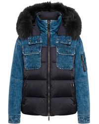Moorer - Jassen ,Blauw ,Katoen Moena Down Jacket - Lyst