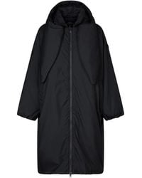 Save The Duck - Schwarzer winona puffermantel - Lyst