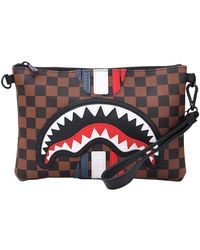 Sprayground - Braune Karierte Umhängetasche - Lyst