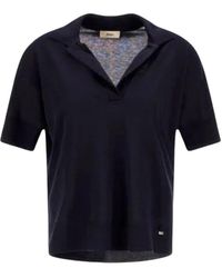 Herno - Glam Knit Effect Polo - Lyst